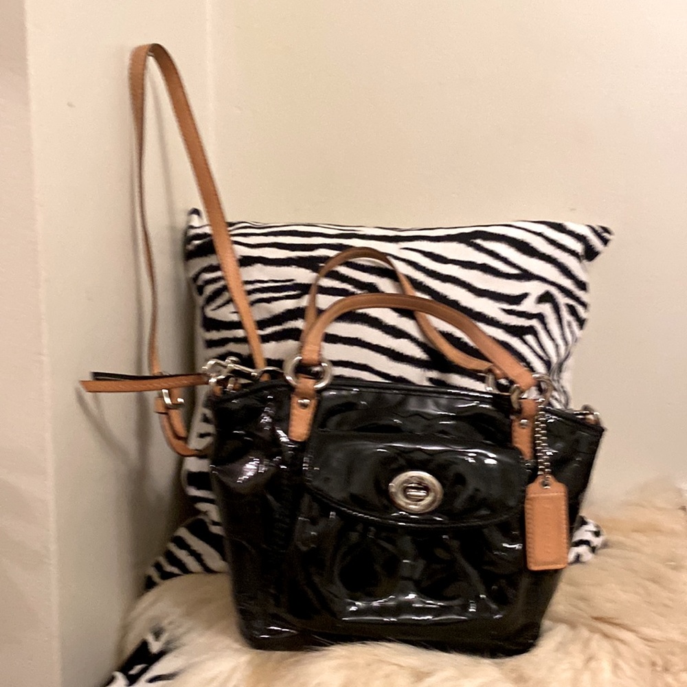 Coach CC logo tote shoulder bag